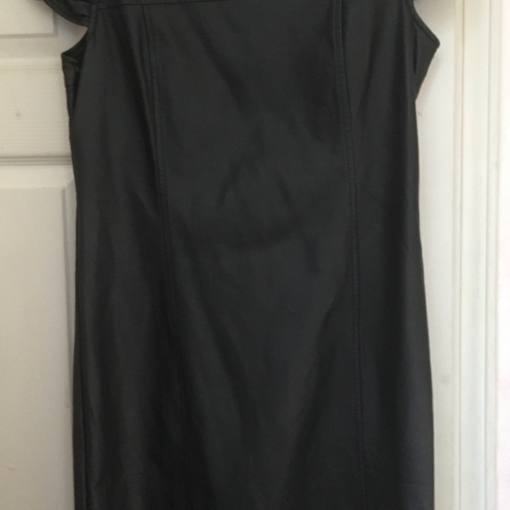 La Belle Roca by Rocawear Faux Leather Cocktail Dress